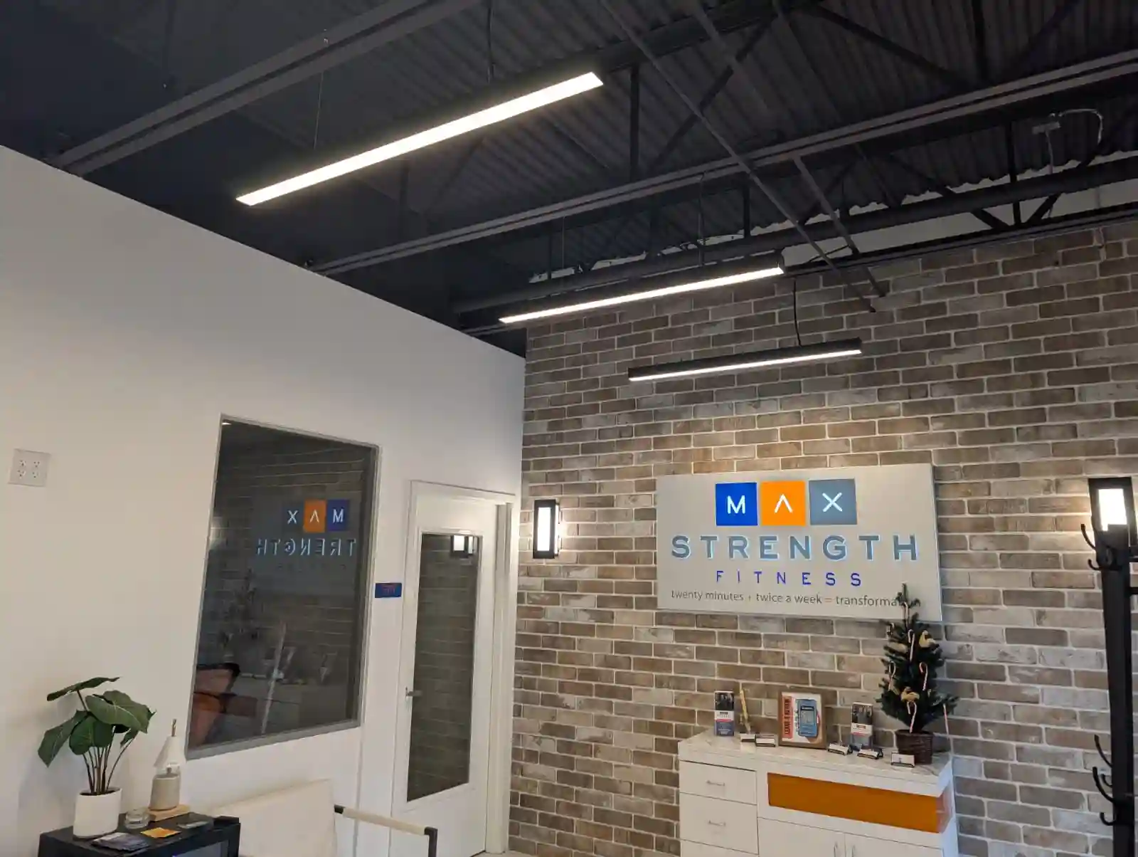 GYM lights installation