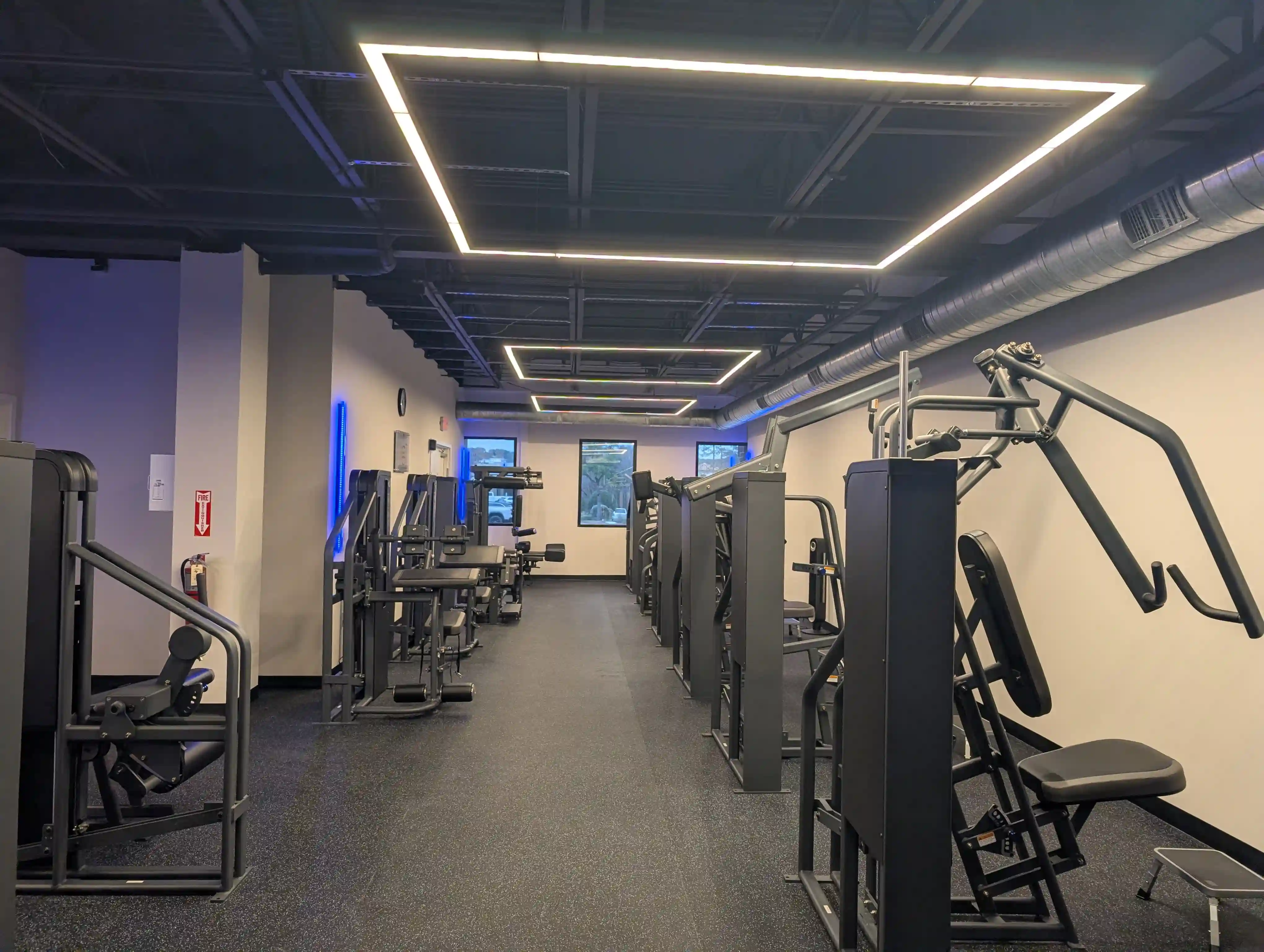 GYM lights installation